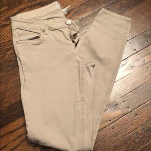 Express Low Rose Tan Jeans